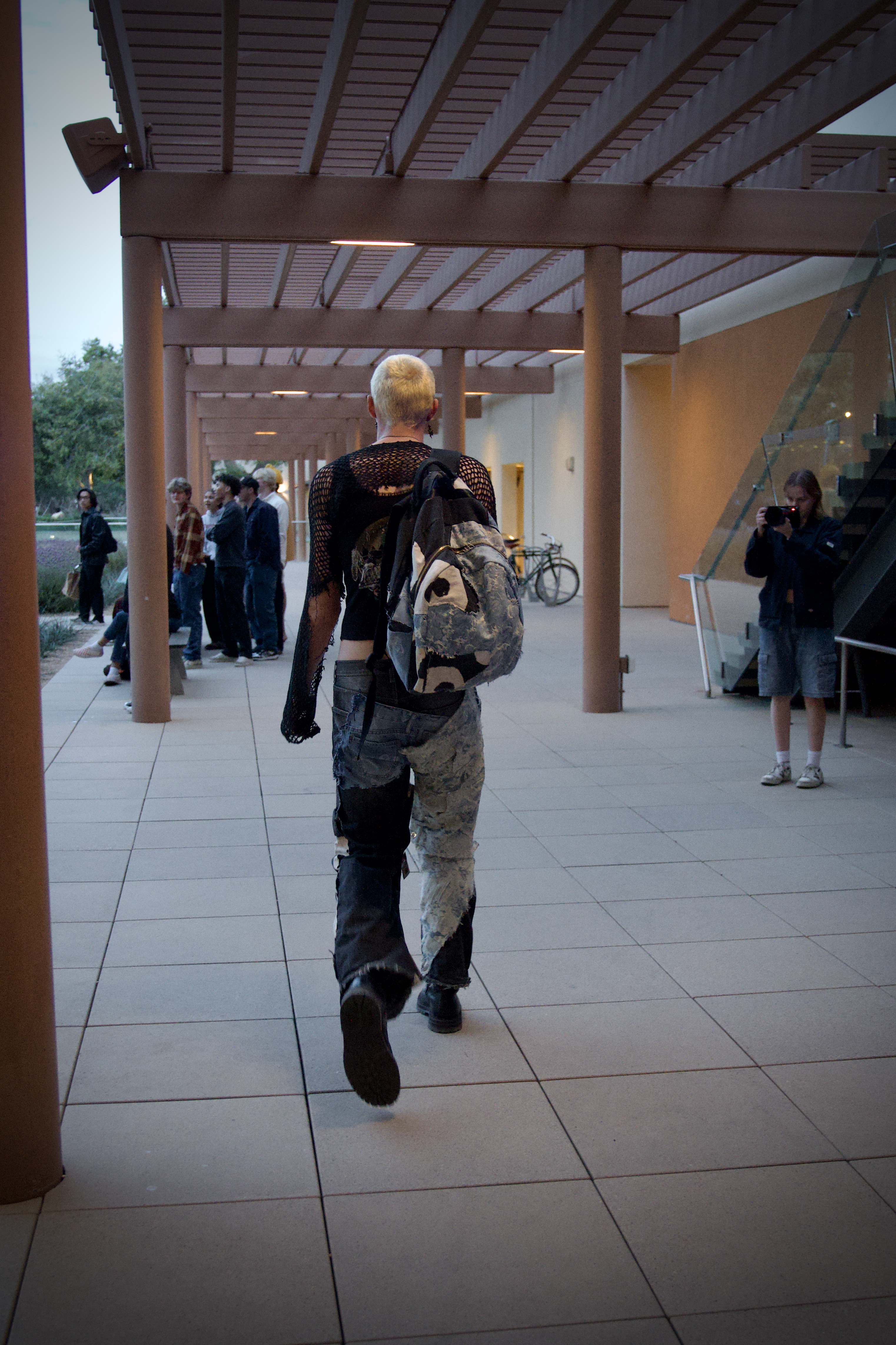 Upcycled Denim Backpack 2